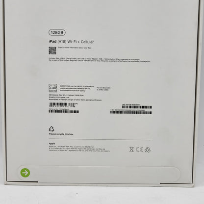 New Factory Unlocked Apple iPad 11" (A16) 128GB Pink MD7J4LL/A