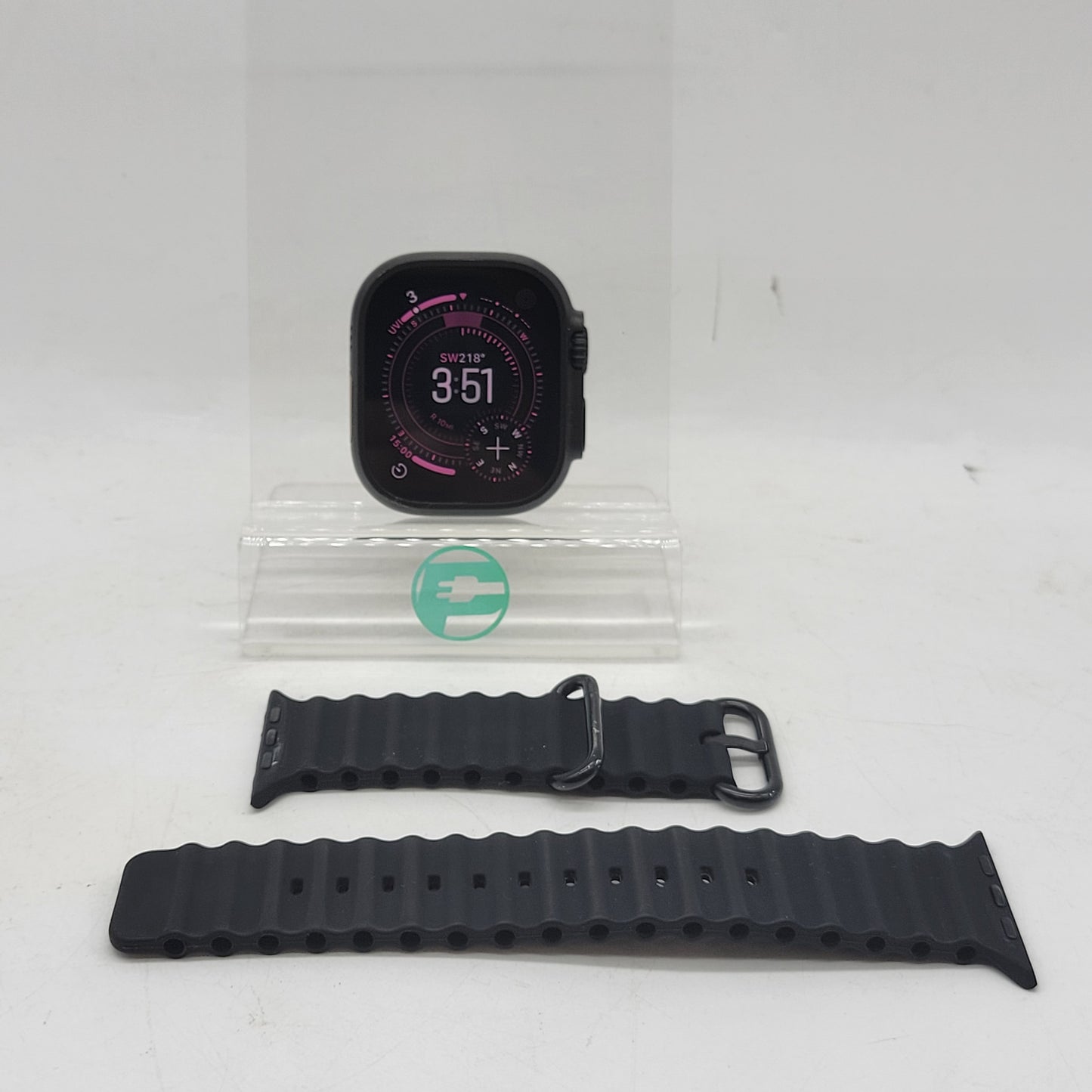 Unlocked Apple Watch Ultra 2 49MM Black Titanium Black Band MX4R3LW/A