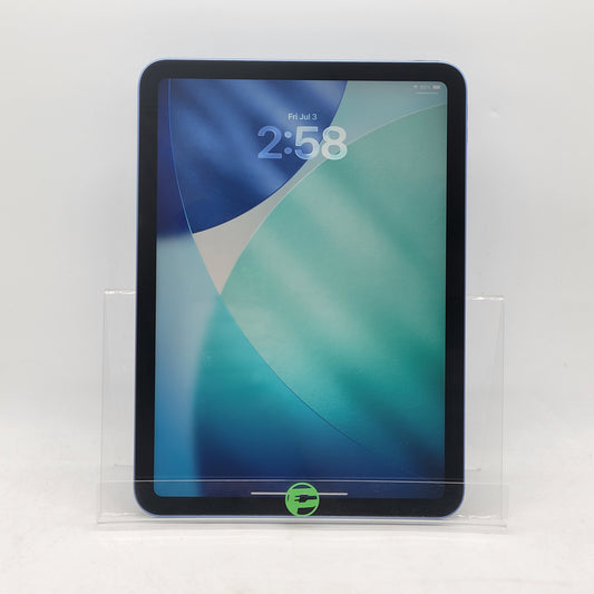 WiFi Only Apple iPad 10th Gen 256GB Blue MPQ93LL/A