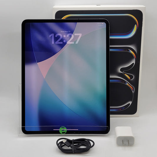 Factory Unlocked Apple iPad Pro 13" M4 512GB Space Black MVXU3LL/A