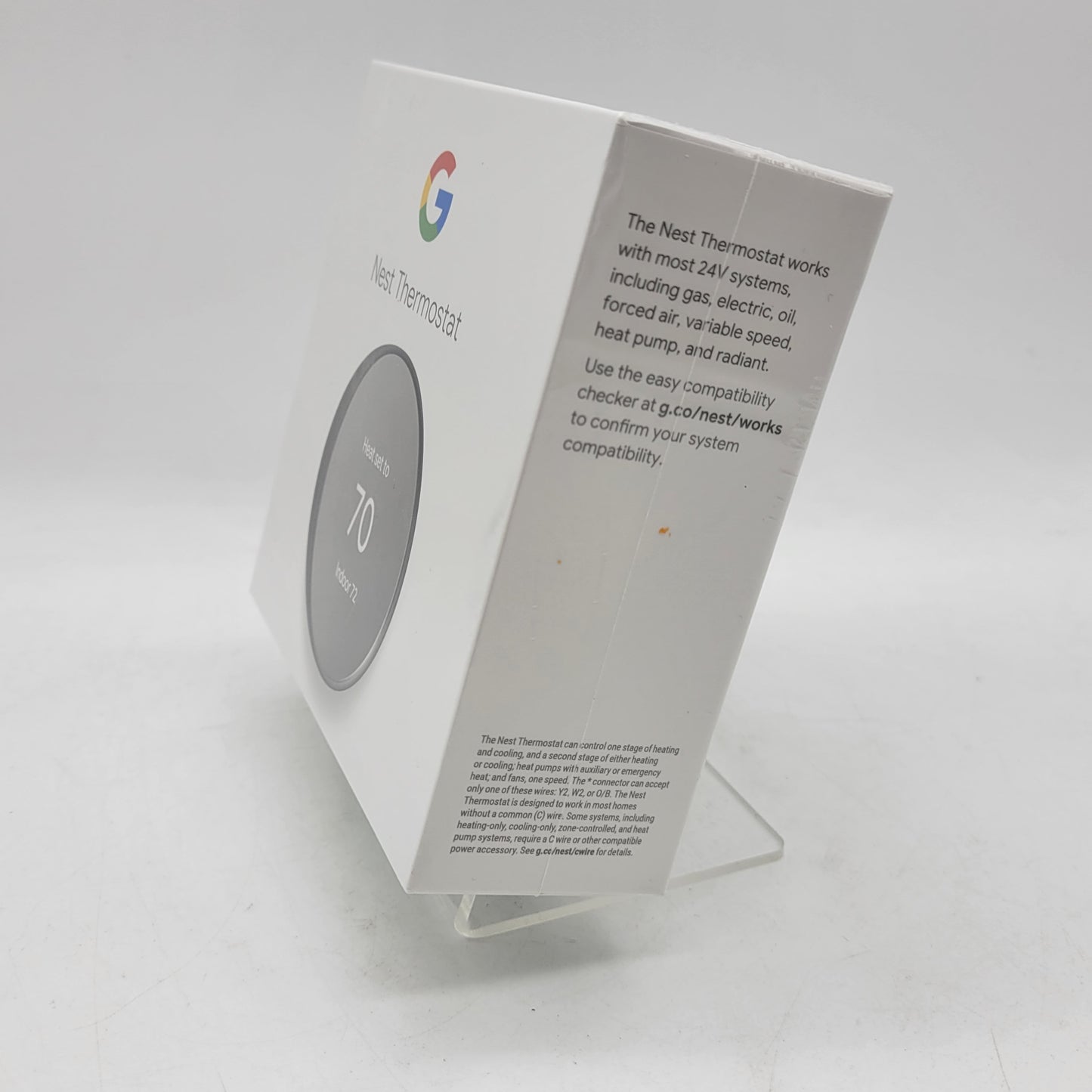 New Google Nest Thermostat Smart Thermostat Charcoal G4CVZ