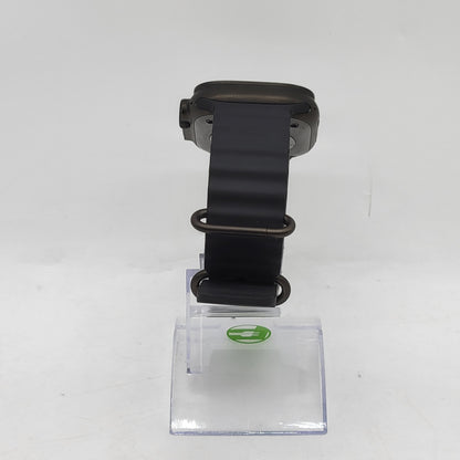 Unlocked Apple Watch Ultra 3 49MM Black Titanium Black Ocean Band MF0J4LW/A