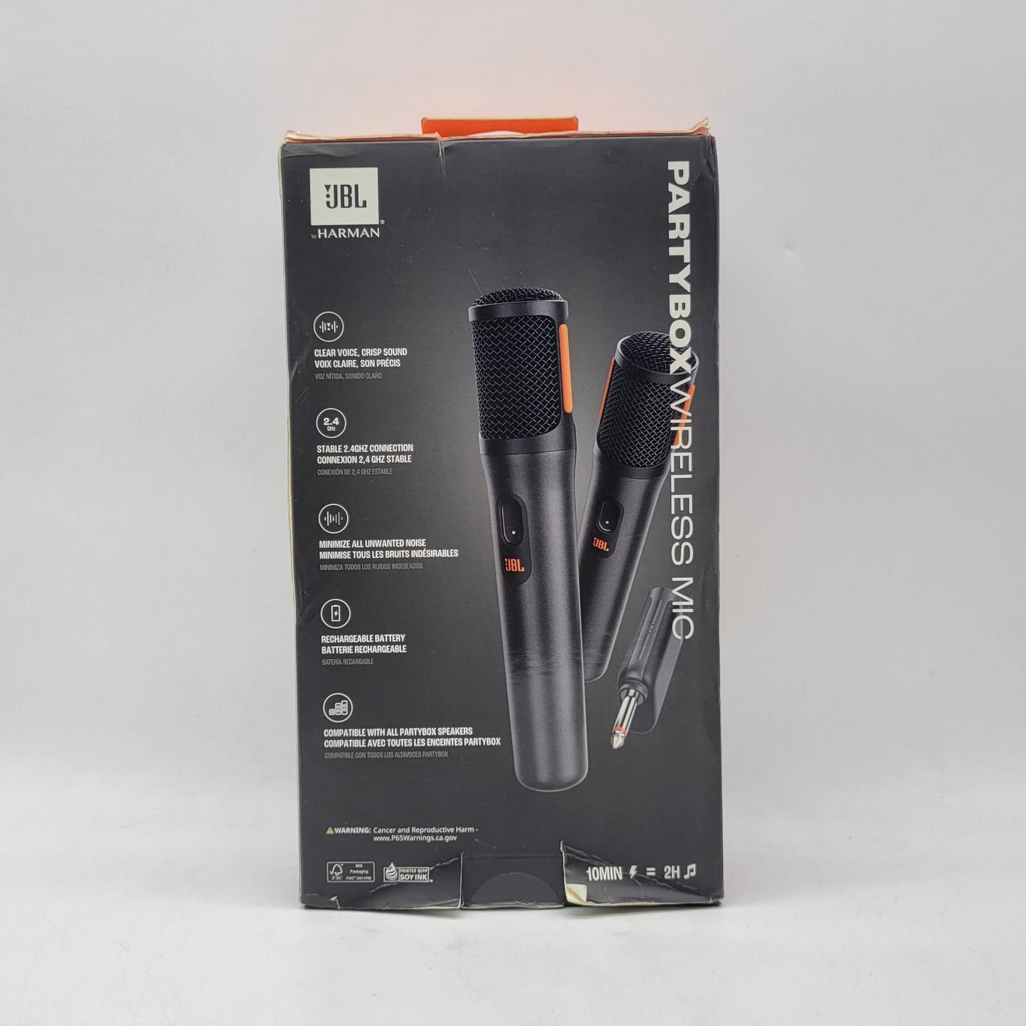 New JBL PartyBox Wireless Microphone JBLPBWIRELESSMICAM
