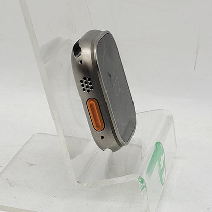 Unlocked Apple Watch Ultra 49MM Natural Titanium Gray Trail Loop MQF33LL/A