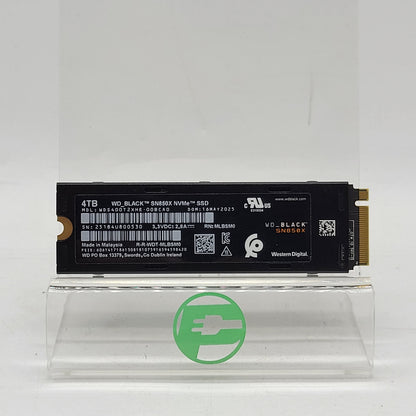 Western Digital WD 2280mm Black SN850X 4TB M.2 NVMe Gen 4.0 x 4 SSD WDS400T2XHE