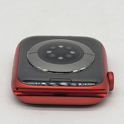 GPS Only Apple Watch Series 6 44MM Product Red Aluminum Red Sport Band M00M3LL/A
