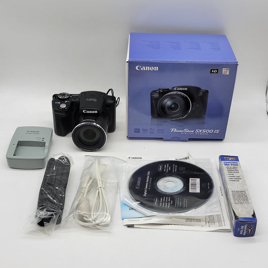 Canon PowerShot SX500 IS 16.0MP Digital Point-And-Shoot Camera