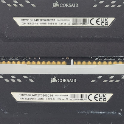 Corsair Vengeance RGB Pro 16GB (2x8GB) RAM DDR4 3200MHz CMW16GX4M2C3200C16