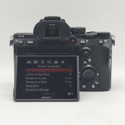 Sony Alpha 7 III 24.2MP Mirrorless Digital Camera 21 Shutter Count With Lens