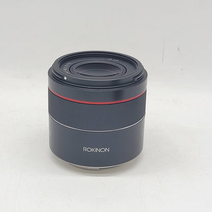 Rokinon AF 45mm f/1.8 FE For Sony E-Mount Lens