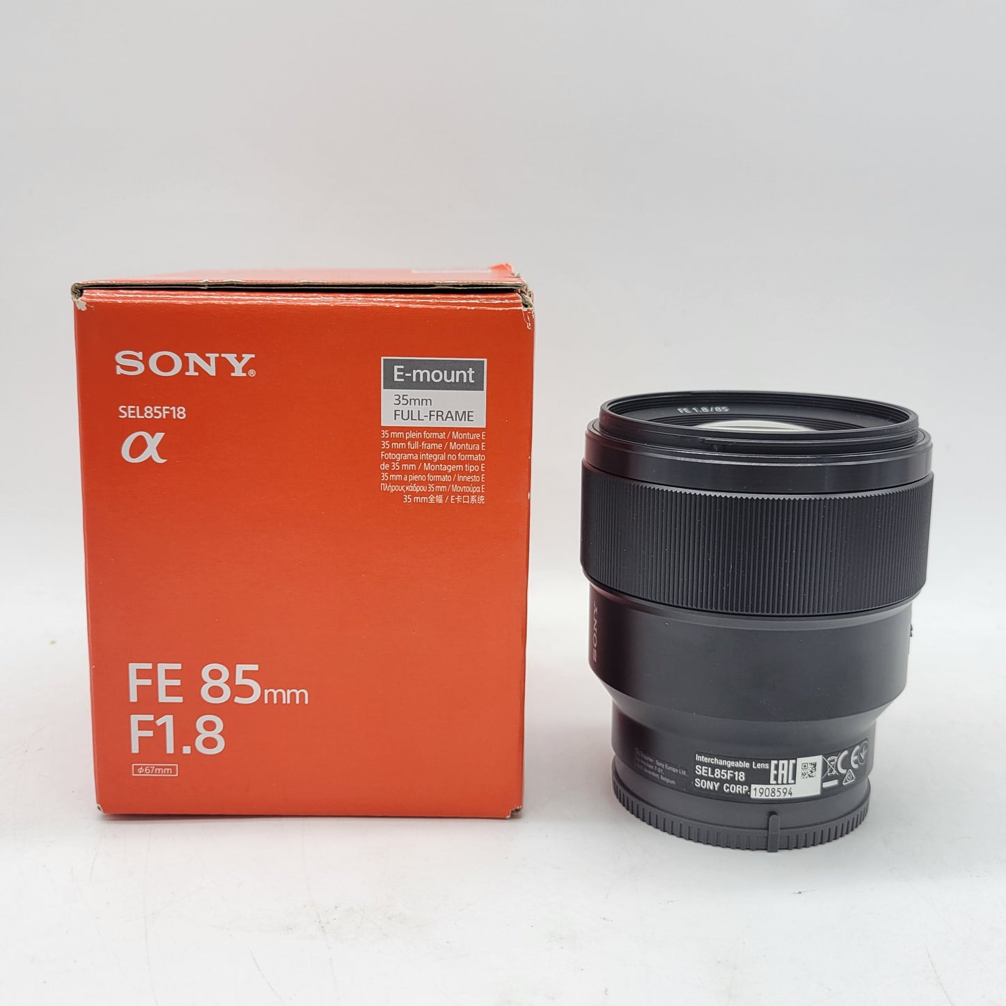 Sony FE 85mm f/1.8 E-Mount Full-Frame SEL85F18 Auto & Manual Lens