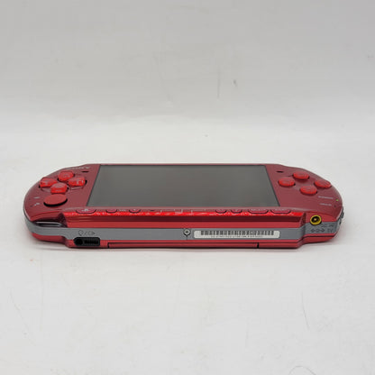 Sony PlayStation Portable PSP PSP-3000 Handheld Console Gaming System Red