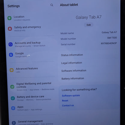 WiFi Only Samsung Galaxy Tab A7 10.4" 64GB Gold SM-T500