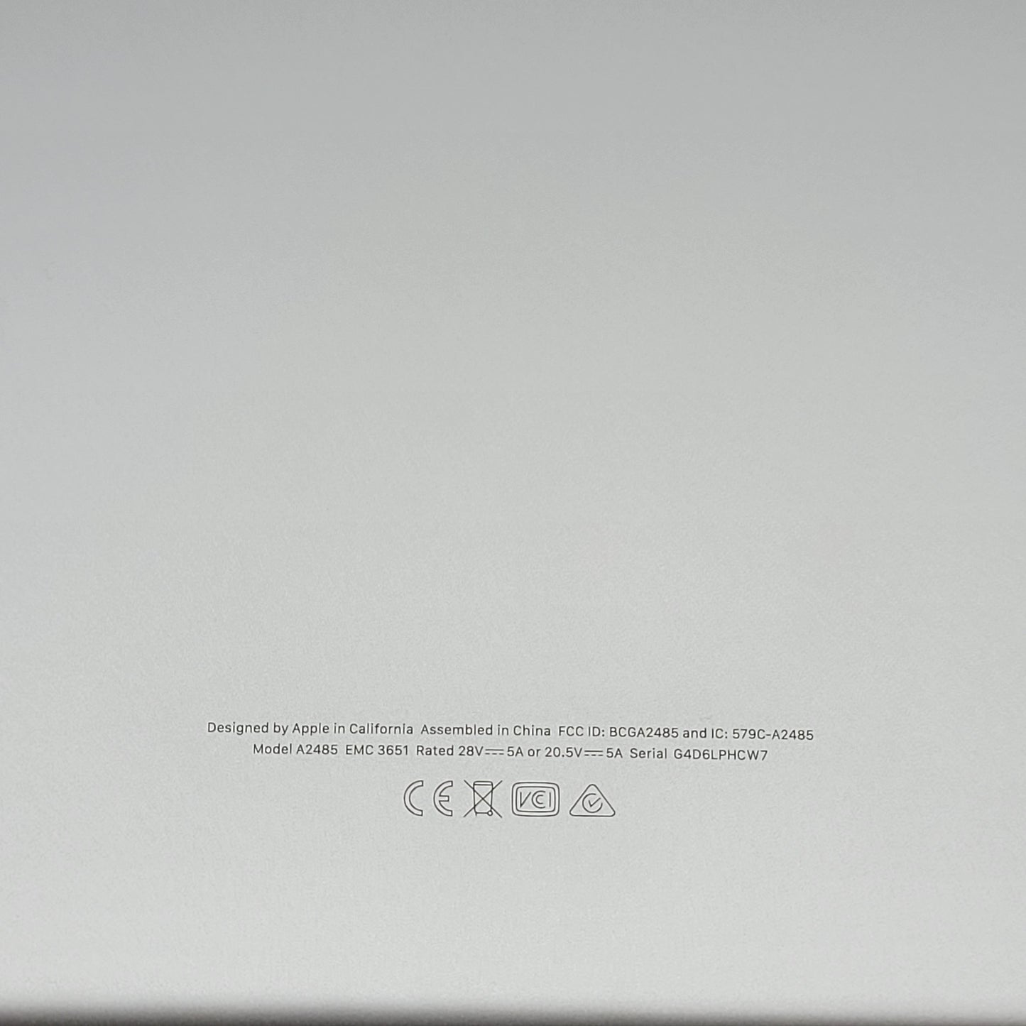 2021 Apple MacBook Pro 16" M1 Pro 16C GPU 3.2GHz 16GB RAM 512GB SSD A2485