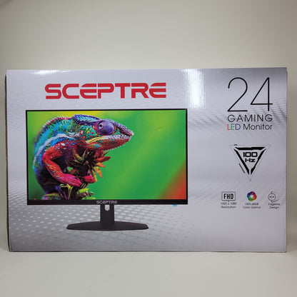 New Sceptre 24" E248W-FW100 T LED FHD 100Hz Gaming Monitor