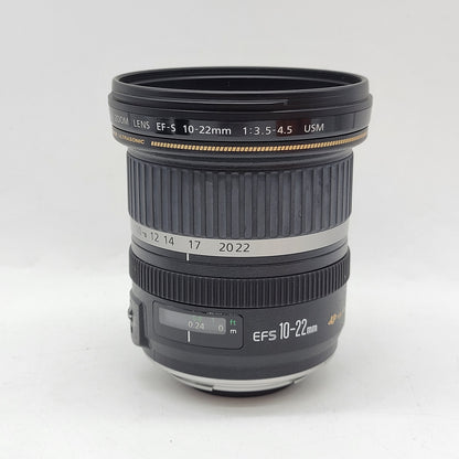 Canon EF-S Ultrasonic 10-22mm f/3.5-4.5 USM Auto & Manual Lens