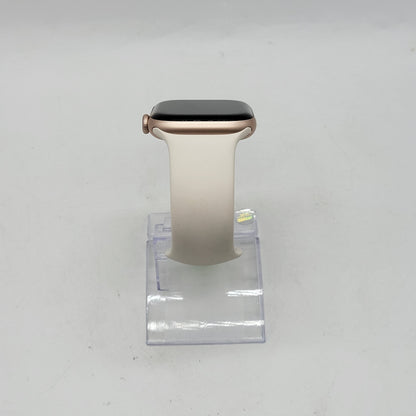 GPS Only Apple Watch Series 10 46MM Gold Aluminum Starlight Sport Band MWWT3LW/A