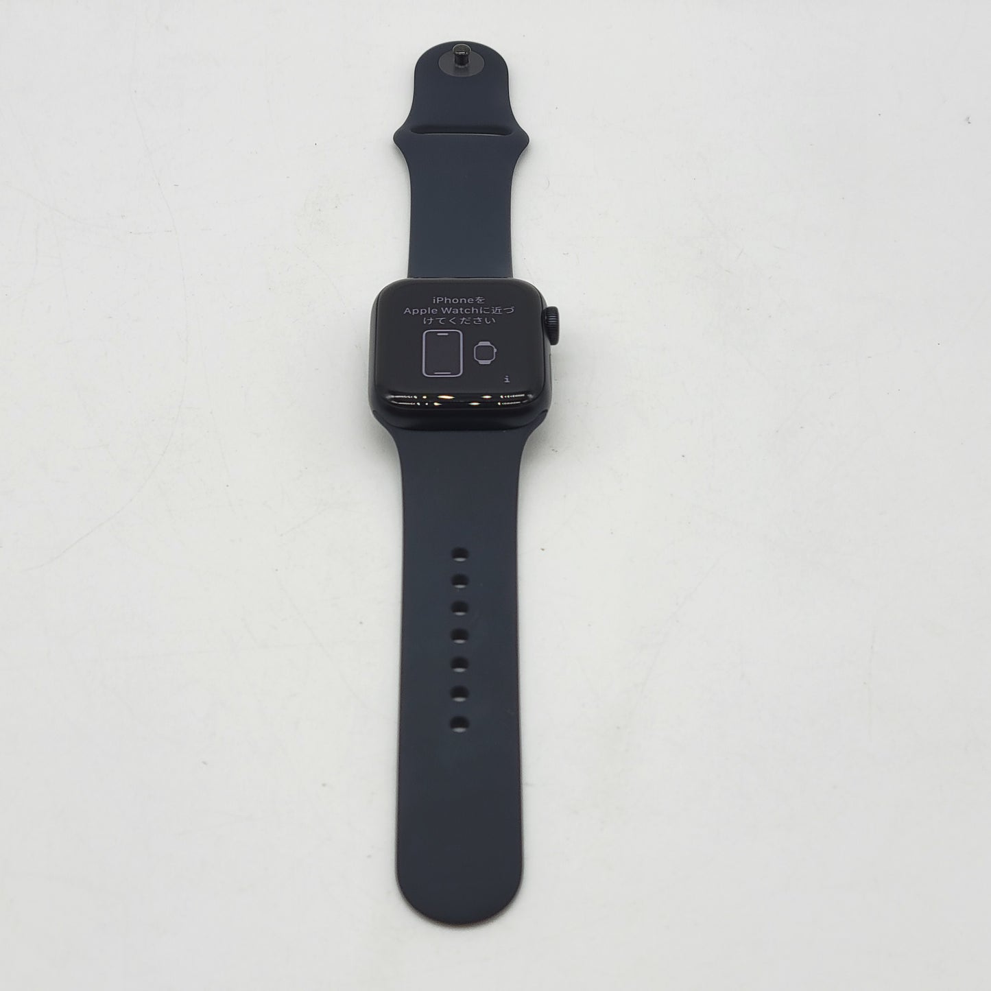 Unlocked Apple Watch SE 2nd Gen 40MM Midnight Aluminum Blue Sport Band MXFR3LL/A