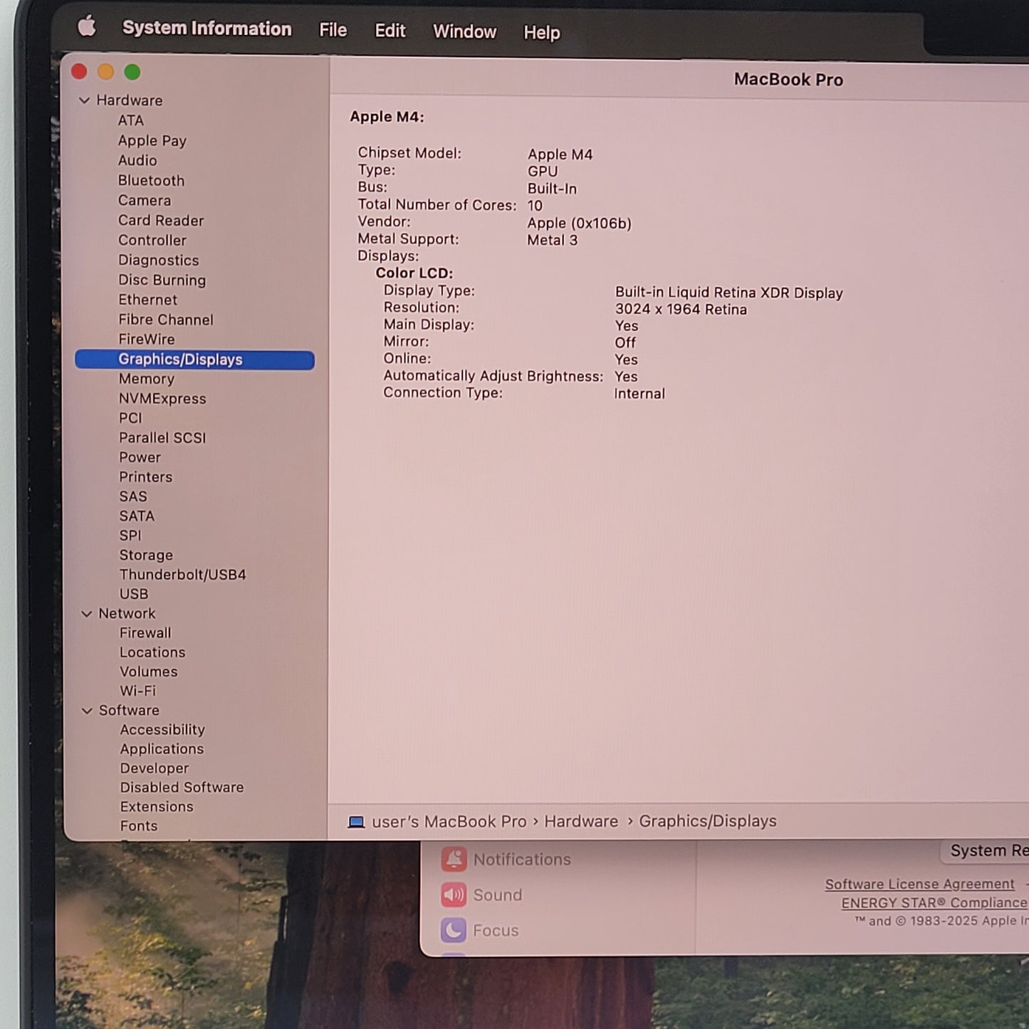 2024 Apple MacBook Pro 14" M4 10C GPU 4.5GHz 16GB RAM 1TB SSD A3112