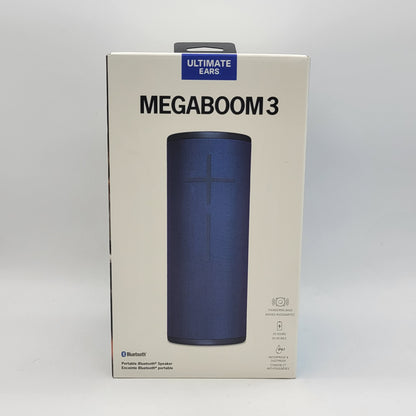 New Ultimate Ears MegaBoom 3 Bluetooth Speaker Blue S-00171