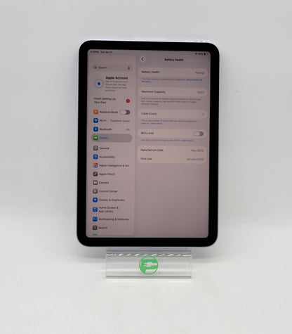 WiFi Only Apple iPad mini (A17 Pro) 128GB Purple MXN93LL/A