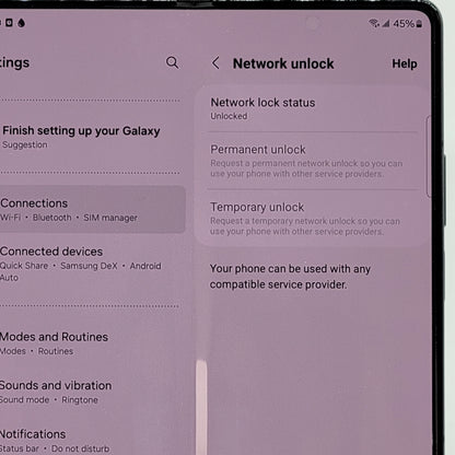 Unlocked Samsung Galaxy Z Fold5 12GB RAM 256GB SM-F946U Black