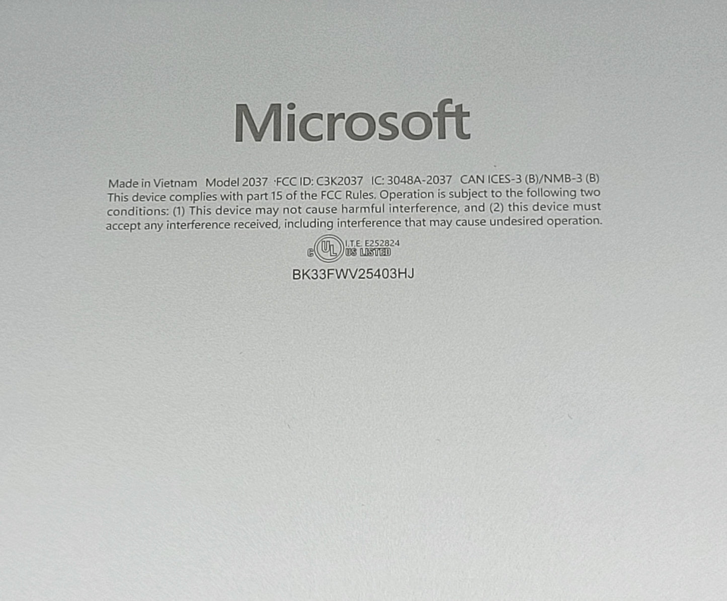 Microsoft Surface Laptop 7 2037 15" Snapdragon X 3.4GHz 16GB RAM 1TB SSD