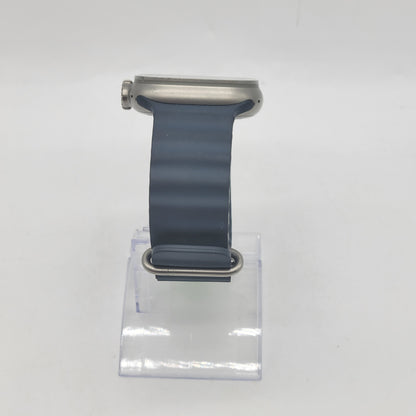 Unlocked Apple Watch Ultra 2 49MM Blue Aluminum Anchor Blue Ocean Band MREG3LL/A