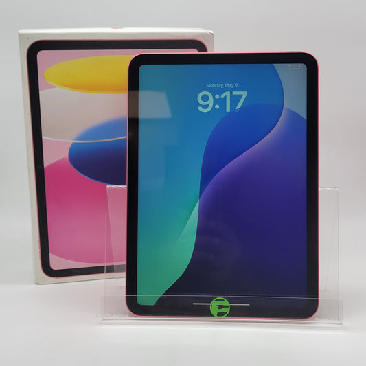 WiFi Only Apple iPad 10th Gen 64GB Pink MPQ33LL/A