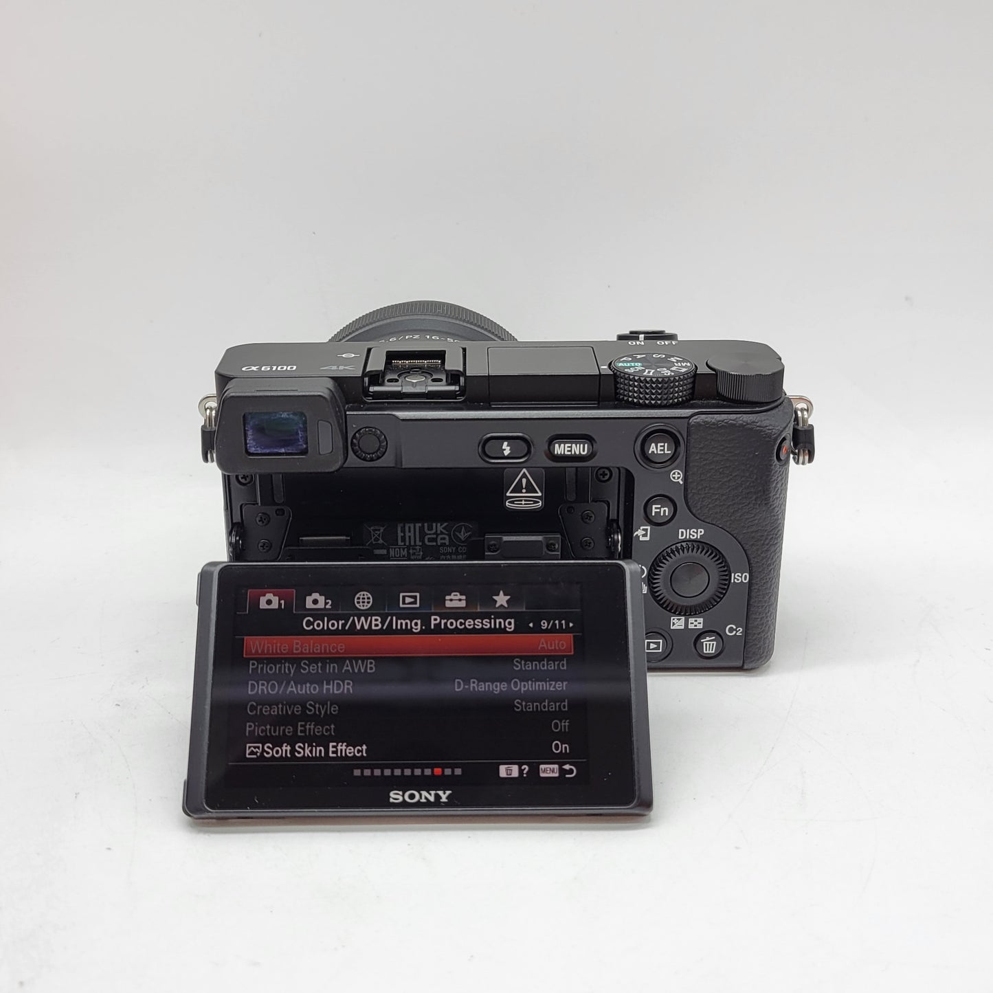 Sony Alpha A6100 24.2MP Compact Digital Camera 5510 Shutter Count Kit