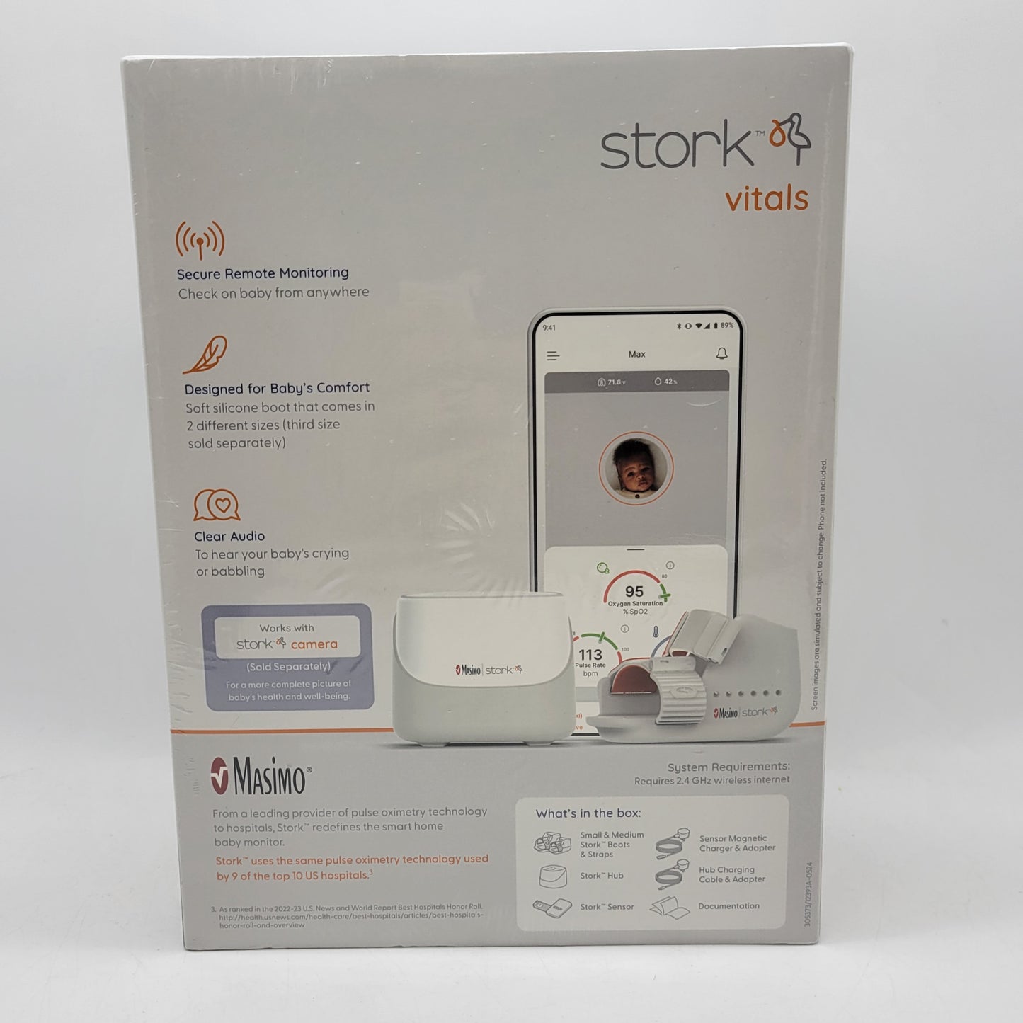 New Masimo Stork Vitals Smart Home Baby Monitoring System