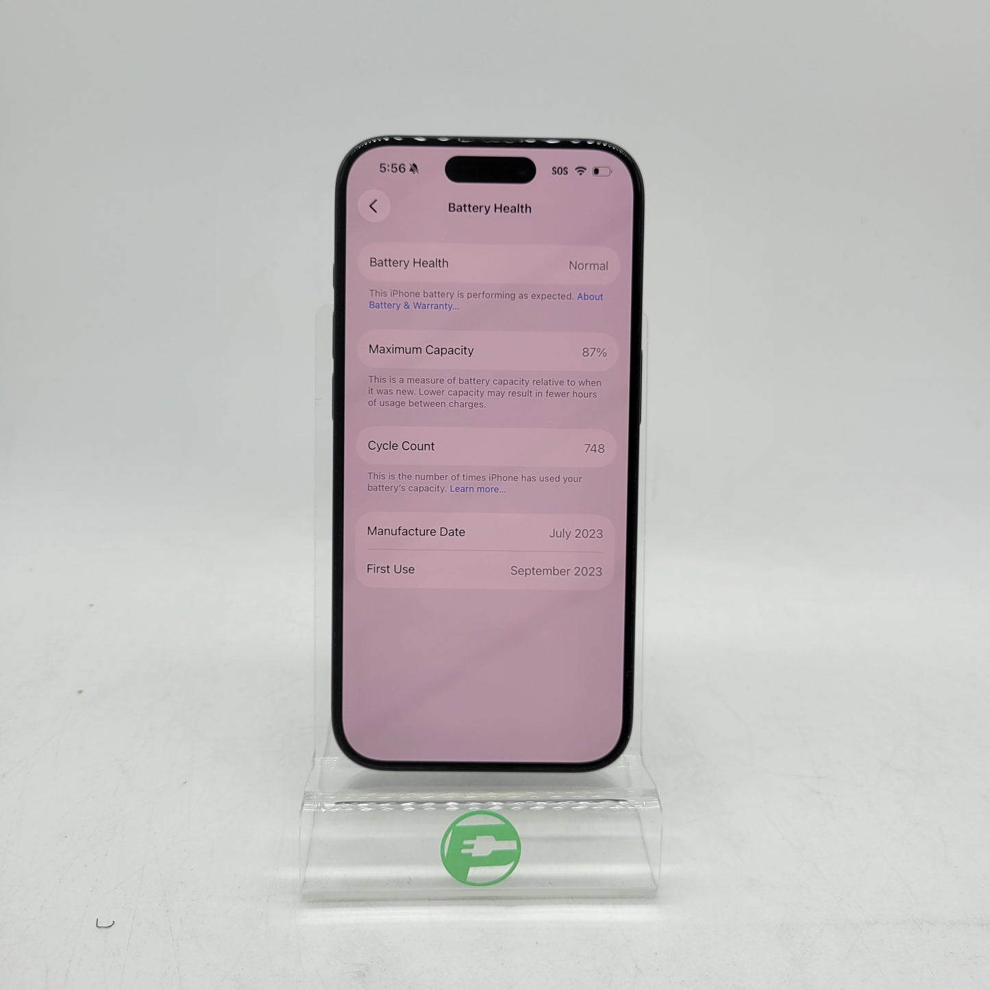 Factory Unlocked Apple iPhone 15 Pro 256GB Blue MTQV3LL/A