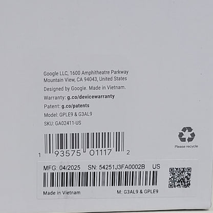 New Google Nest Cam With Floodlight Outdoor Camera White GPLE9