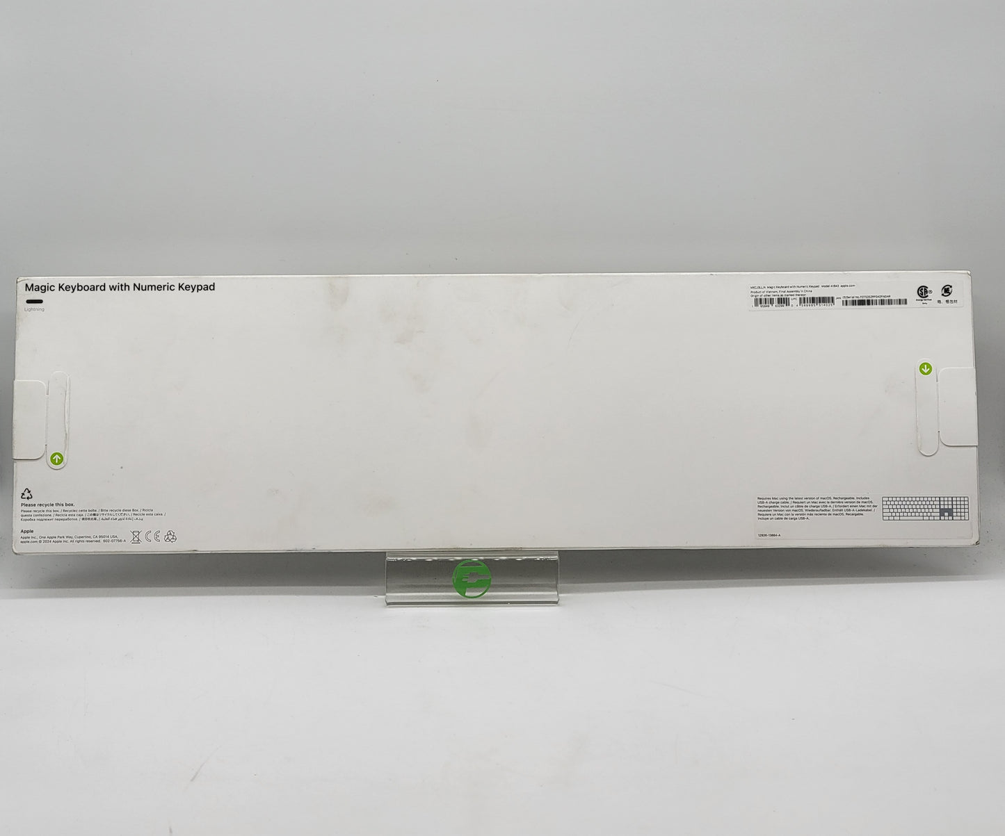 New Apple Magic Keyboard With Numeric Keypad White A1843 Keyboard