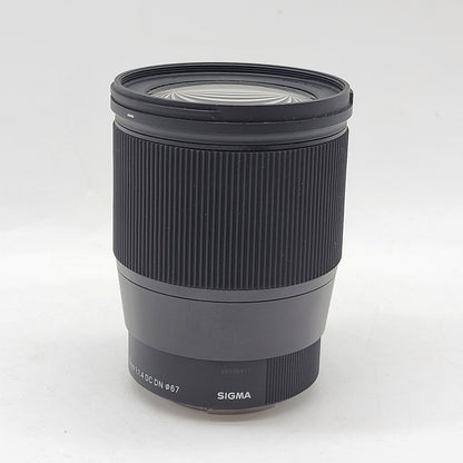 Sigma 16mm f/1.4 For Sony E-Mount Manual Lens