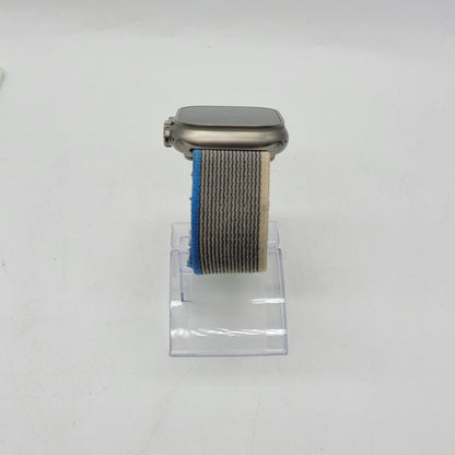 Unlocked Apple Watch Ultra 49MM Natural Titanium Gray Solo Loop A2622