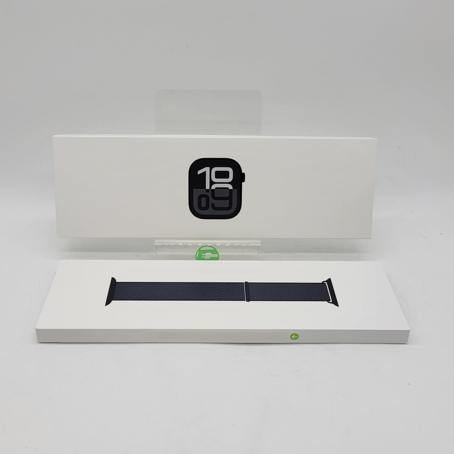 New GPS Only Apple Watch Series 10 42MM Black Aluminum Ink Sport Loop MWWG3LW/A