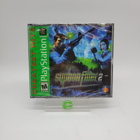 New Syphon Filter 2 Greatest Hits  (Sony PlayStation 1 PS1,  2000)  Sealed