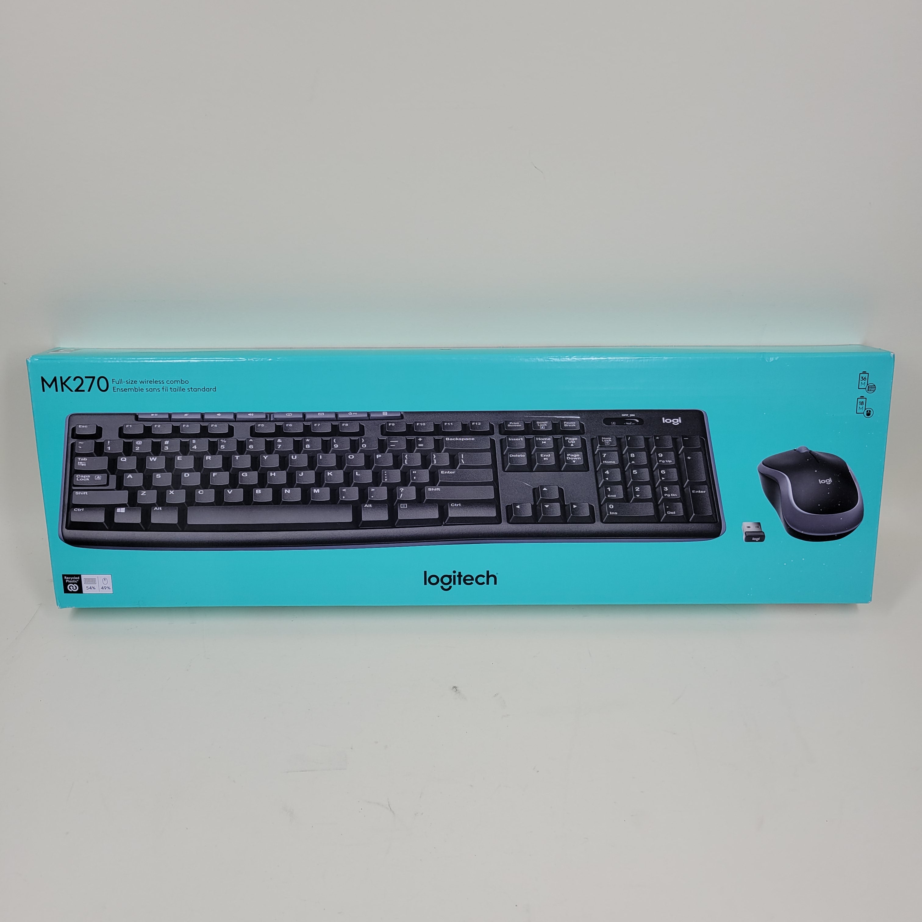 New Logitech Wireless Combo MK270 with Keyboard and Mouse – PayMore ...