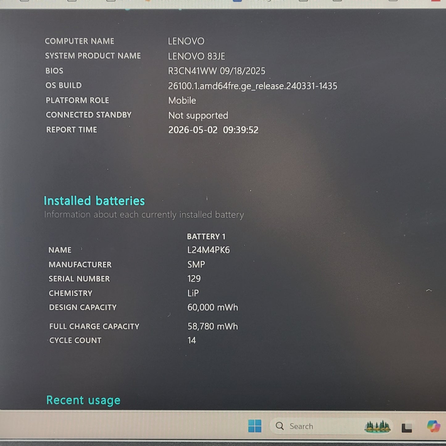 Lenovo LOQ 15 15IRX10 15.6" i5-13450HX 2.4GHz 16GB RAM 1TB SSD GeForce RTX 5050