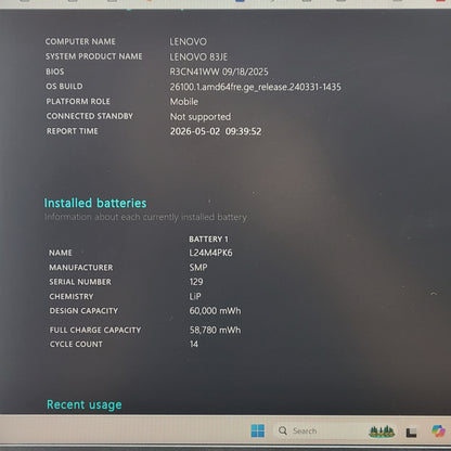 Lenovo LOQ 15 15IRX10 15.6" i5-13450HX 2.4GHz 16GB RAM 1TB SSD GeForce RTX 5050