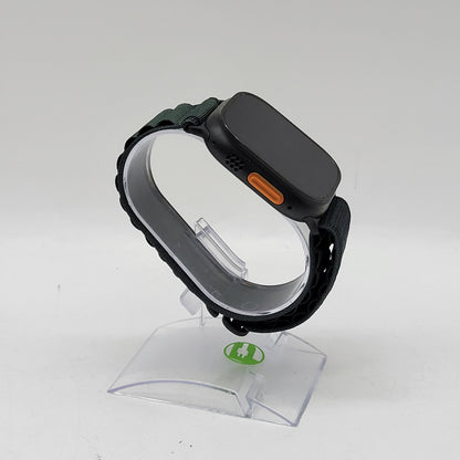 GPS Only Apple Watch Ultra 2 49MM Black Titanium Green Alpine Loop MX4P3LW/A