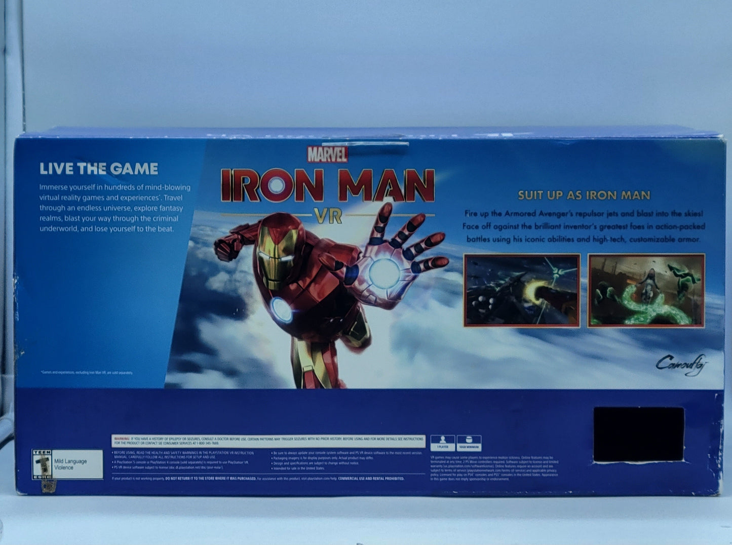 Sony PlayStation VR Virtual Reality VR Headset Black CUH-ZVR2