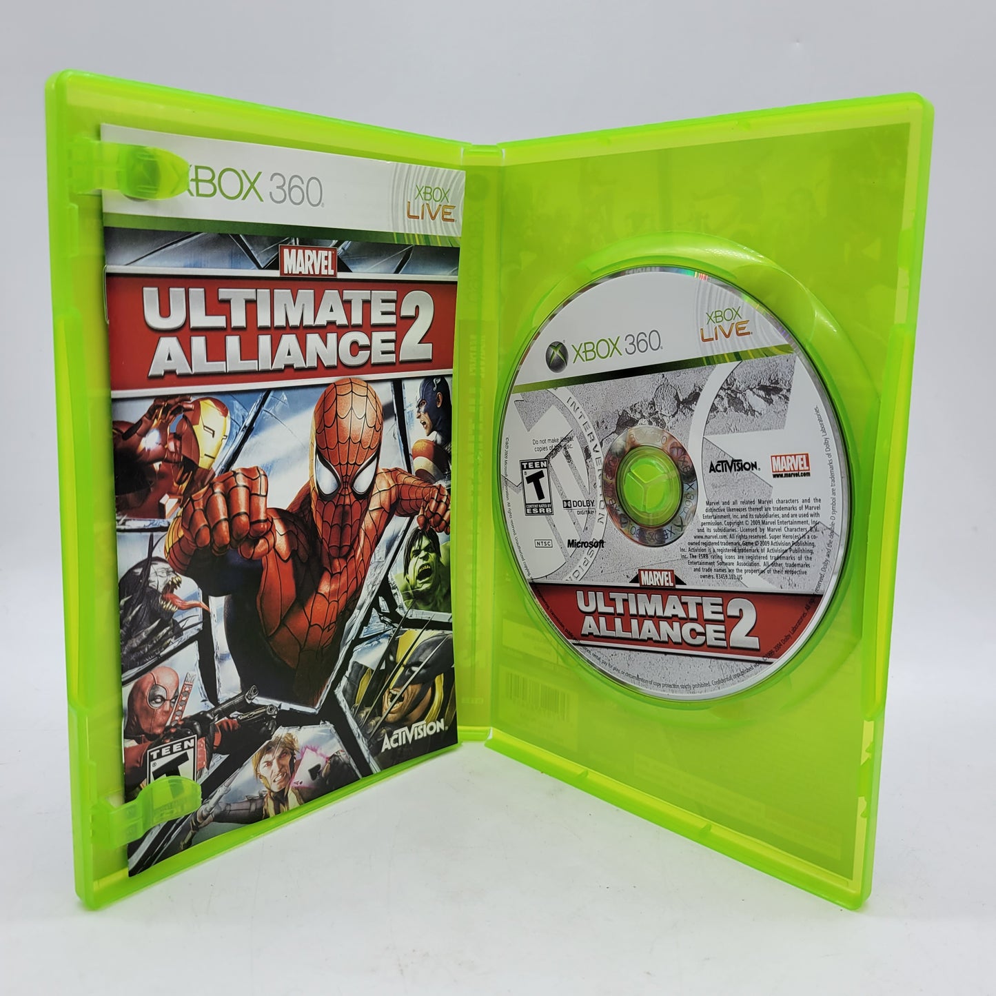 Marvel Ultimate Alliance 2 (Microsoft Xbox 360, 2009)