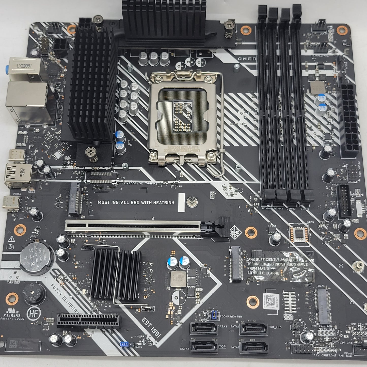 HP BlizzardOC LGA 1700 microATX Intel DDR4 Motherboard