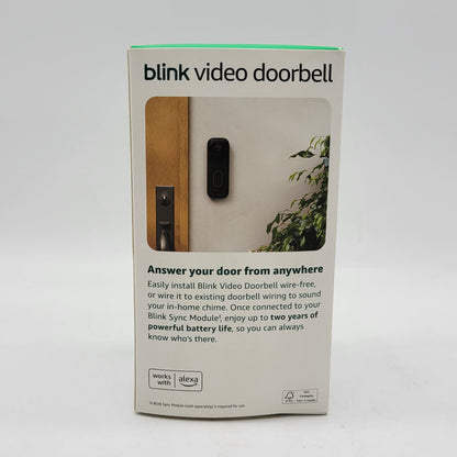 New Blink Video Doorbell 2nd Gen