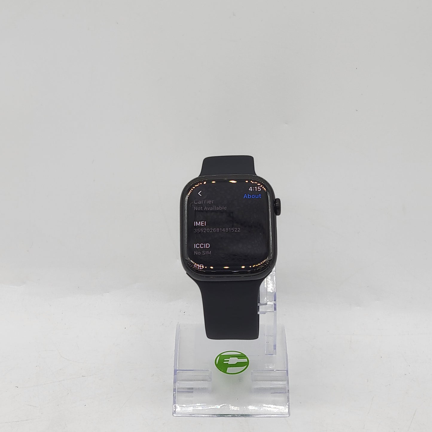 Unlocked Apple Watch Series 11 46MM Jet Black Aluminum Sport Band MFC44LW/A