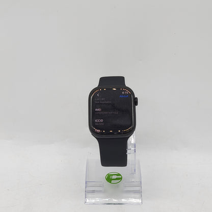 Unlocked Apple Watch Series 11 46MM Jet Black Aluminum Sport Band MFC44LW/A