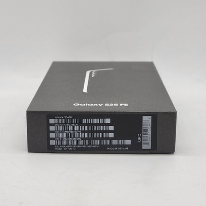 New Factory Unlocked Samsung Galaxy S25 FE 8GB 256GB SM-S731U1 Jetblack