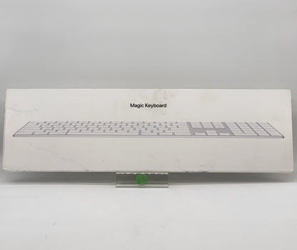 New Apple Magic Keyboard With Numeric Keypad White A1843 Keyboard